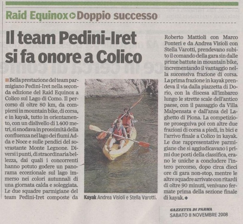 m6-sport raid avventura rassegna stampa 2008